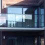 Glasbalustrade Solid op balkon van terras Glasbalustrade Solid op balkon van terras